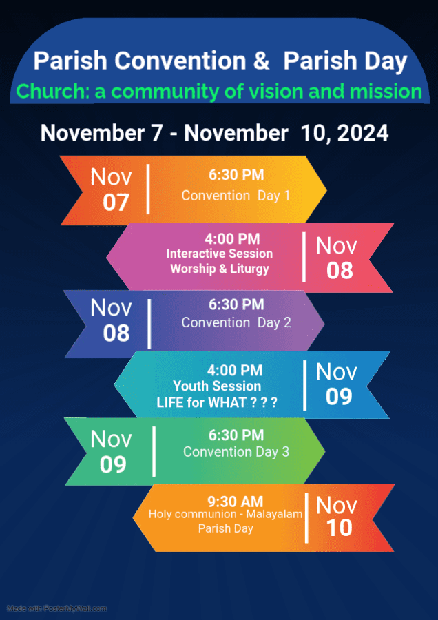 PMTC Convention schedule